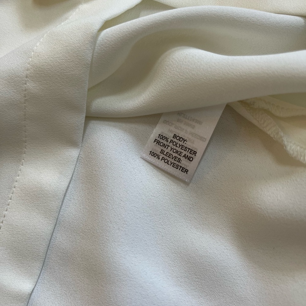 Chiffon bow tie blouse - Picture 8 of 12